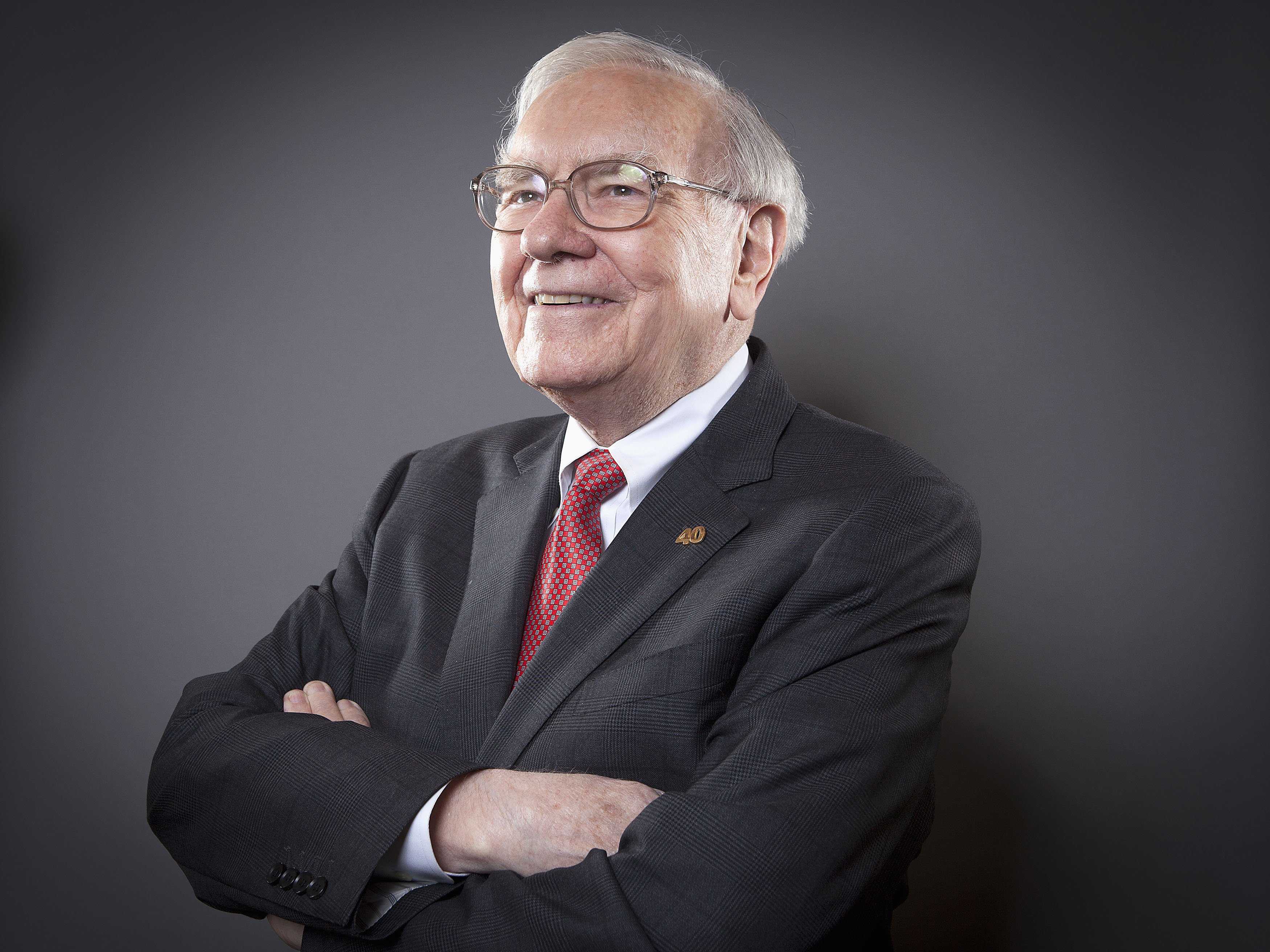 Portrait of Warren Buffett